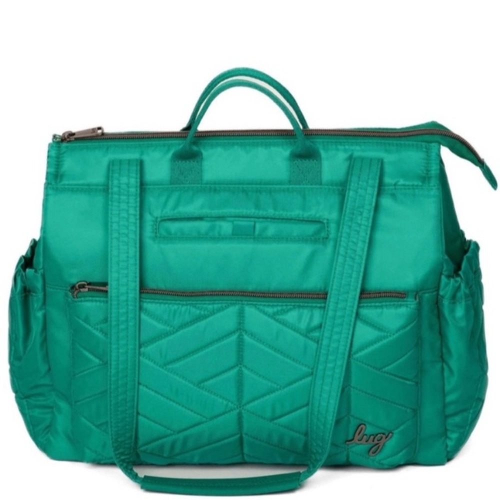 Lug Teal Quilted Travel Bag